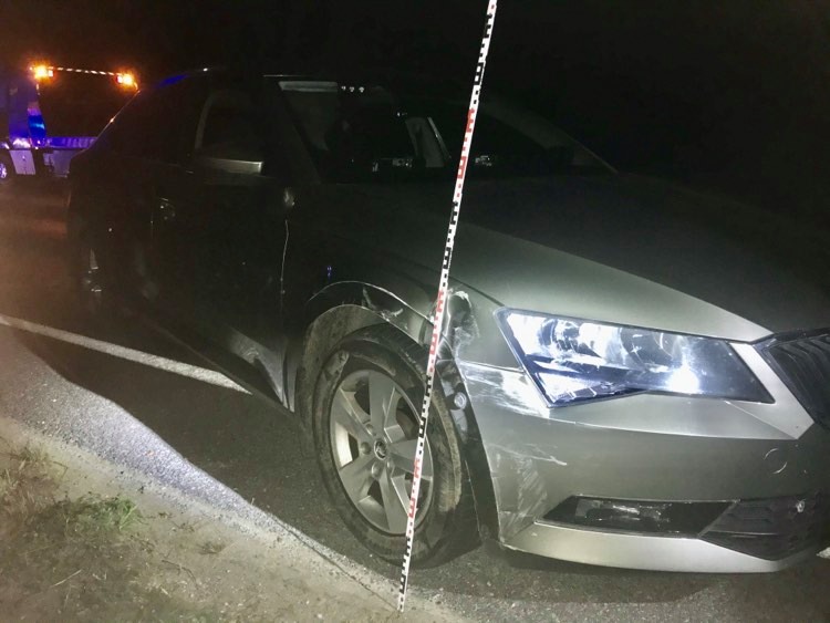 Kahjustada saanud politseisoiduk