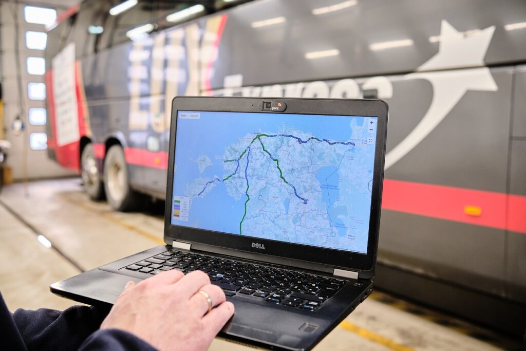 Ohutus suureneb: liinibussidele paigaldatakse uued teeseisu mõõtvad andurid. 7 HENO7112a