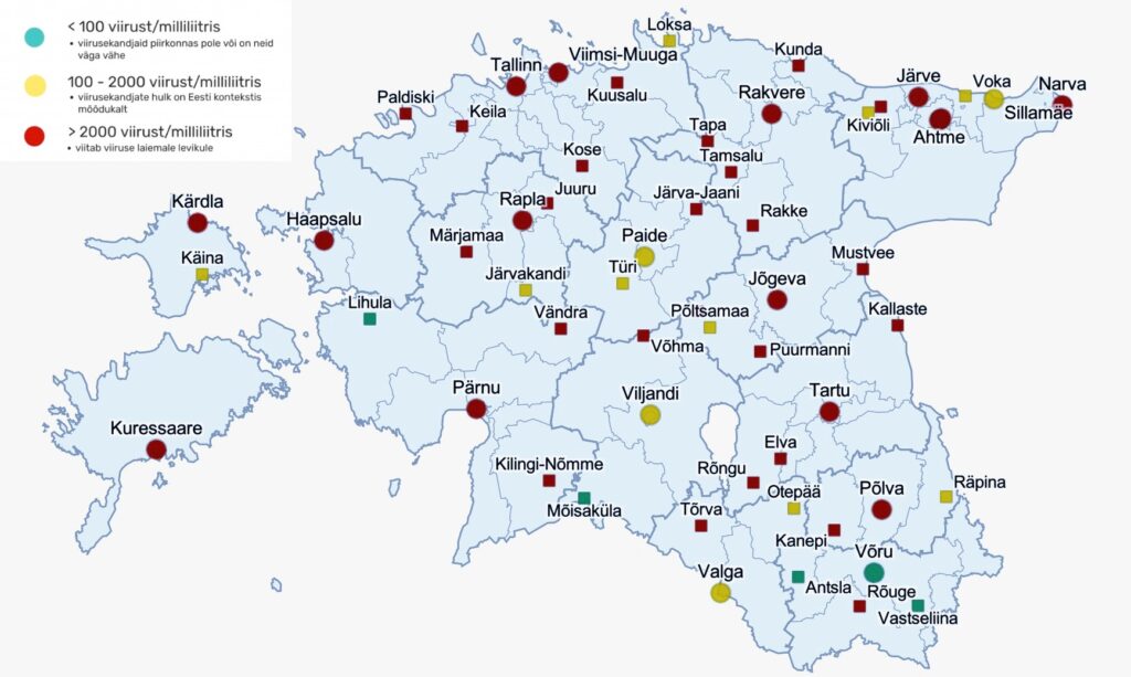 Reoveeuuringu tulemused 12. 16. aprillil. Allikas Tartu Ülikool