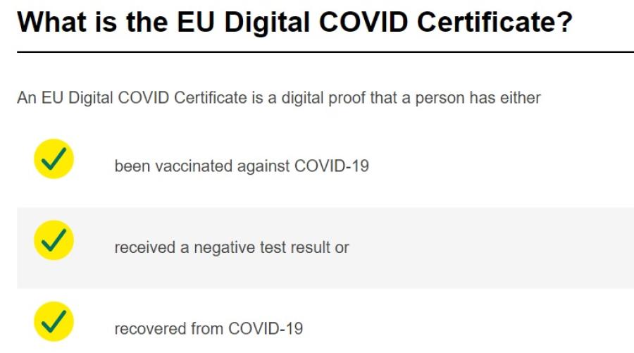 Digiriik Eesti ei suutnud Euroopa Liidu koroonatõendi digilahendusega liituda 9 EU certificate fqzf