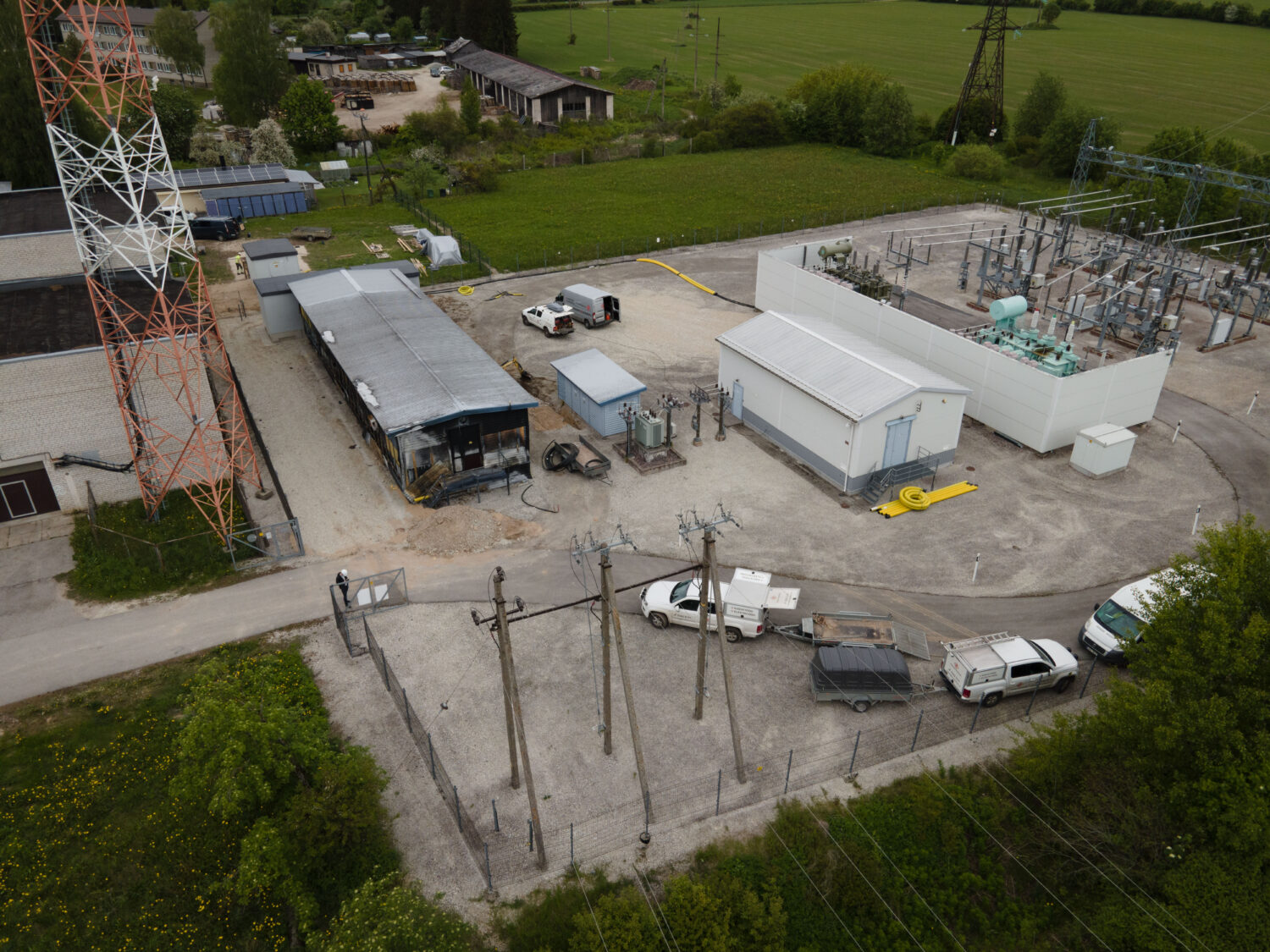 Tööd Jõgeva alajaamas