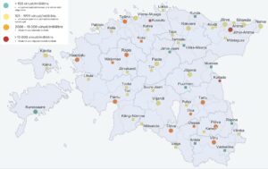 Reoveeuuringu tulemused ajavahemikul 13. – 17. detsember. Allikas- Tartu Ülikool