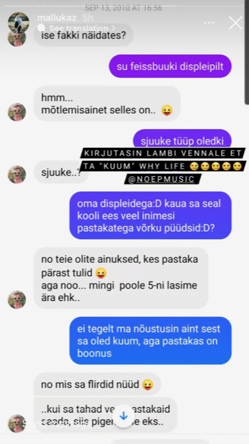 Staarblogija Mallukas jõi ennast täis ja paljastas šokeeriva sõnumivahetuse. 6 mallukas 1 1