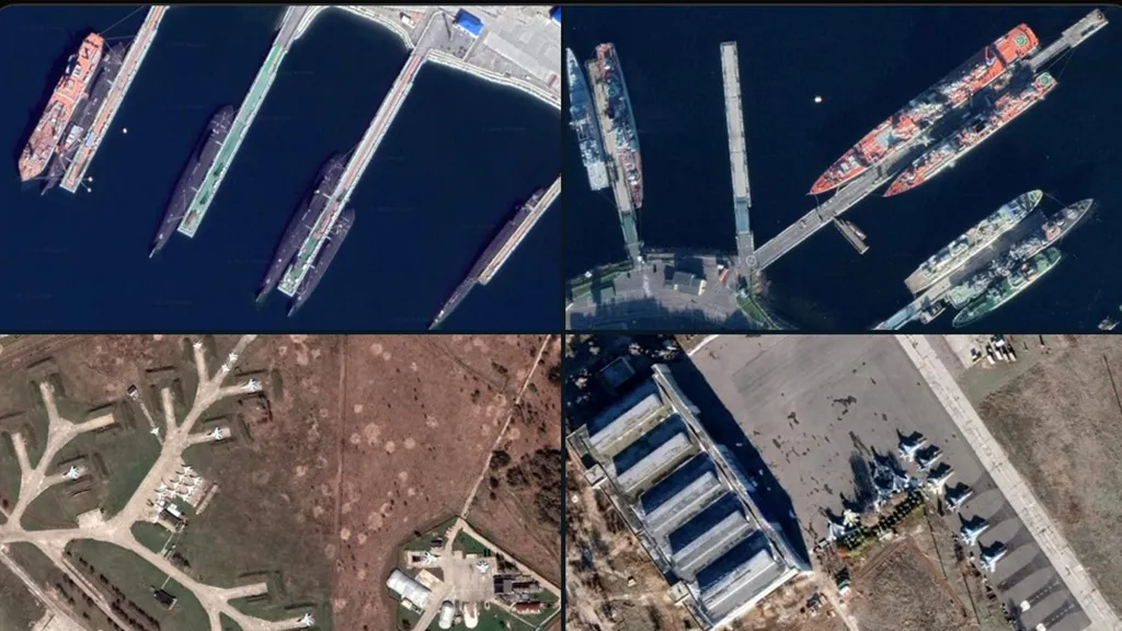 Google’i kaardirakenduses muutusid nähtavaks Venemaa sõjaväeobjektid 4 google maps