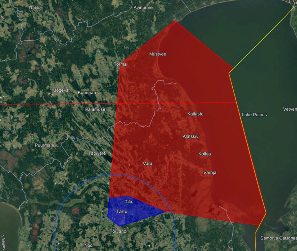 8. ja 9. mail kehtivad ajutised lennupiirangud 9 09Tartu