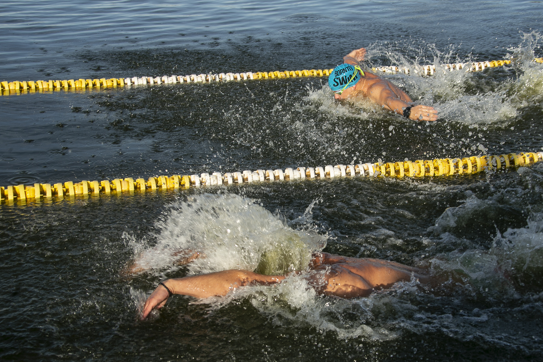 Harku taliujumise etapist osavõtjaid Harku järve väliujulas