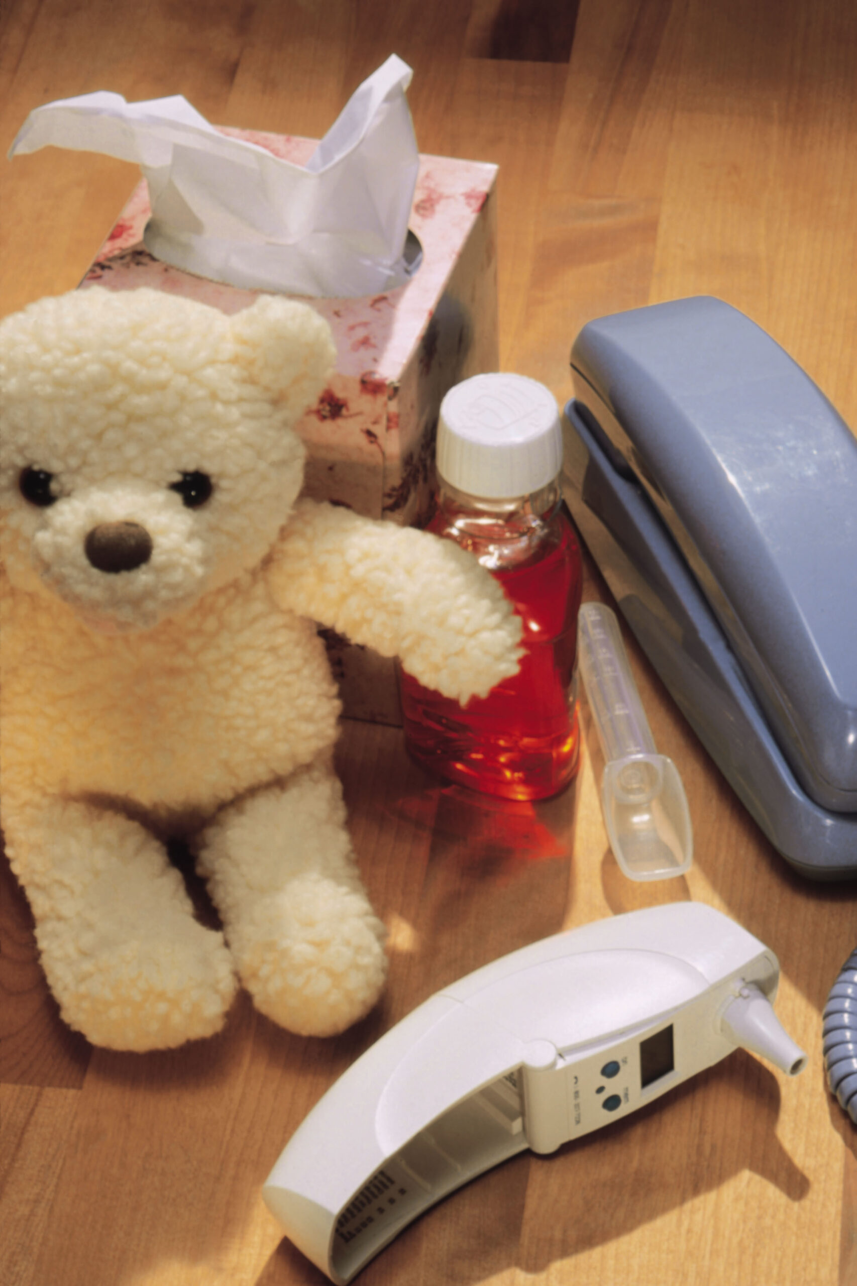 Items needed for care of a sick child