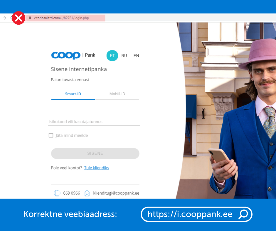 Coop Panga nimel on levimas pettustega soetud veebilehed 3 Petuleht