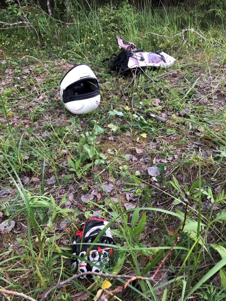 FOTOD: Harjumaal hukkus liiklusõnnetuses mootorrattur 9 mootorratas2