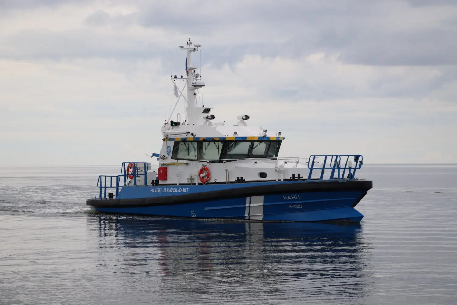Patrullkaater Rahu Kärdla sadamas 25. augustil 2023