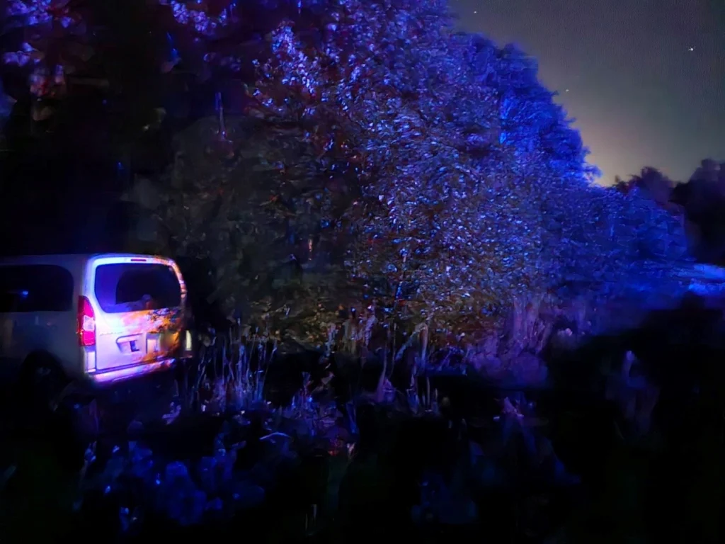 FOTO: Harjumaal hukkus teelt välja sõitnud autojuht 4 onnetus