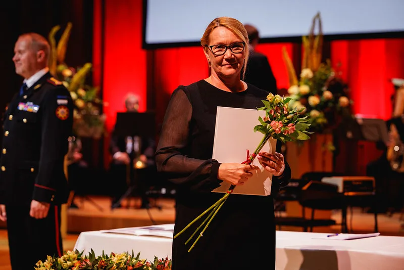 FOTOD: Päästeteenistuse aumärgiga tunnustati inimesi, kes on aasta jooksul päästnud keerulistes oludes inimelusid 30 Anu Aavist jpg