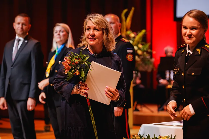 FOTOD: Päästeteenistuse aumärgiga tunnustati inimesi, kes on aasta jooksul päästnud keerulistes oludes inimelusid 31 Helen Valdre jpg