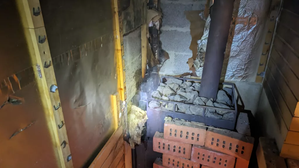 Põhja päästekeskuse sündmused 1.12 – 4.12.2023 3 Saunapoleng Nommel 3.12 1