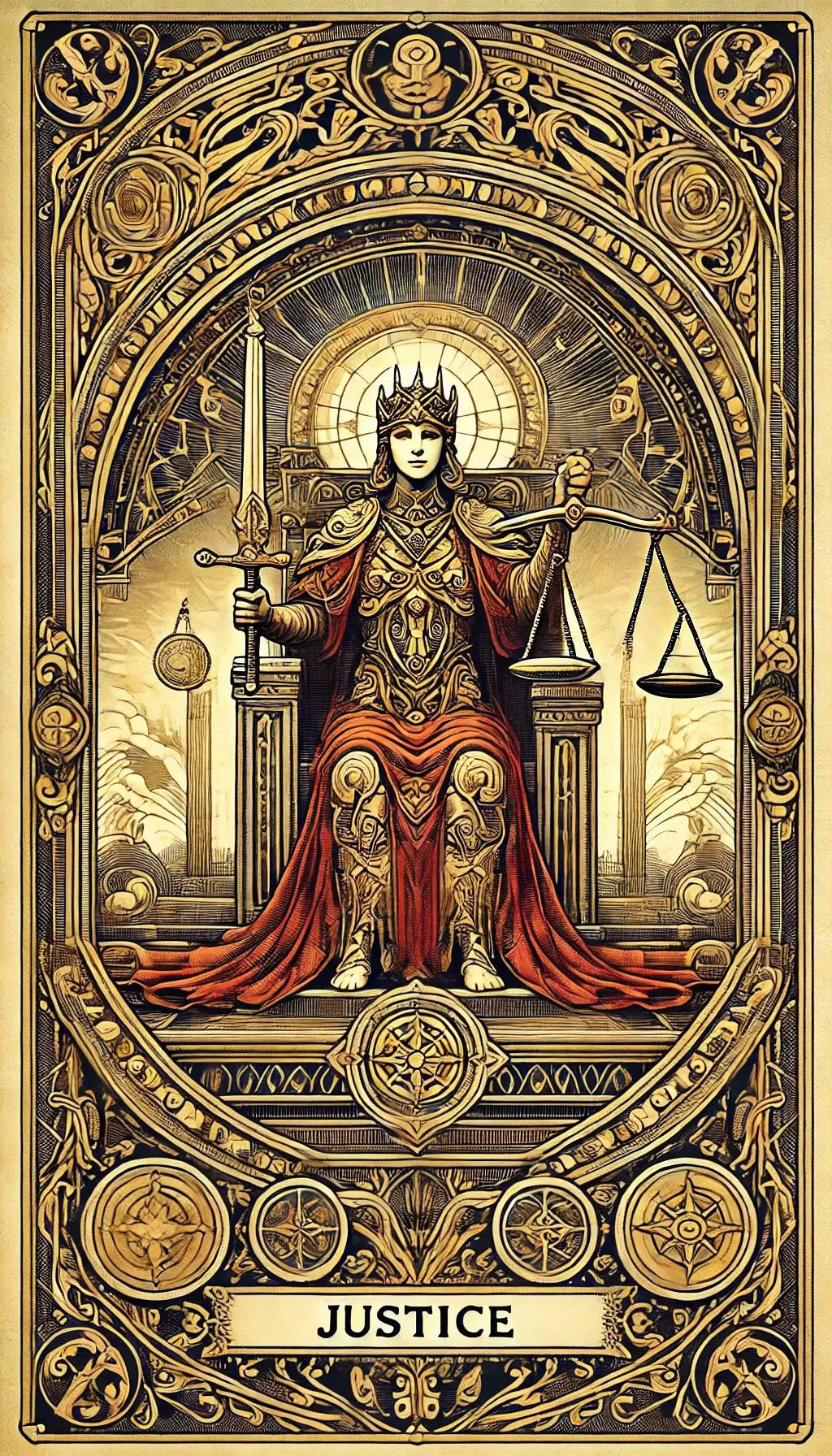 tarokaart Õiglus