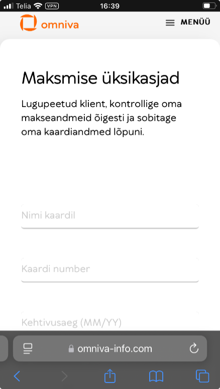 Politsei pidas kinni mehe, keda kahtlustatakse Eestis õngitsuslinkidega sõnumite saatmises 8 omniva info