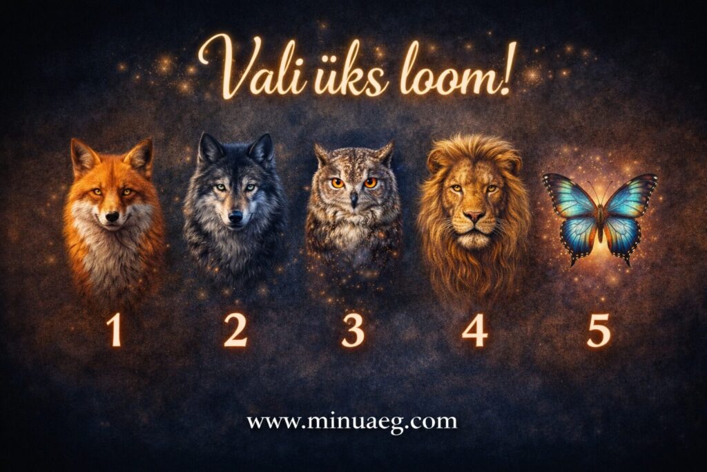 Vali üks loom ja saa teada, milline vaimloom sind praegu juhib. 2 test loom