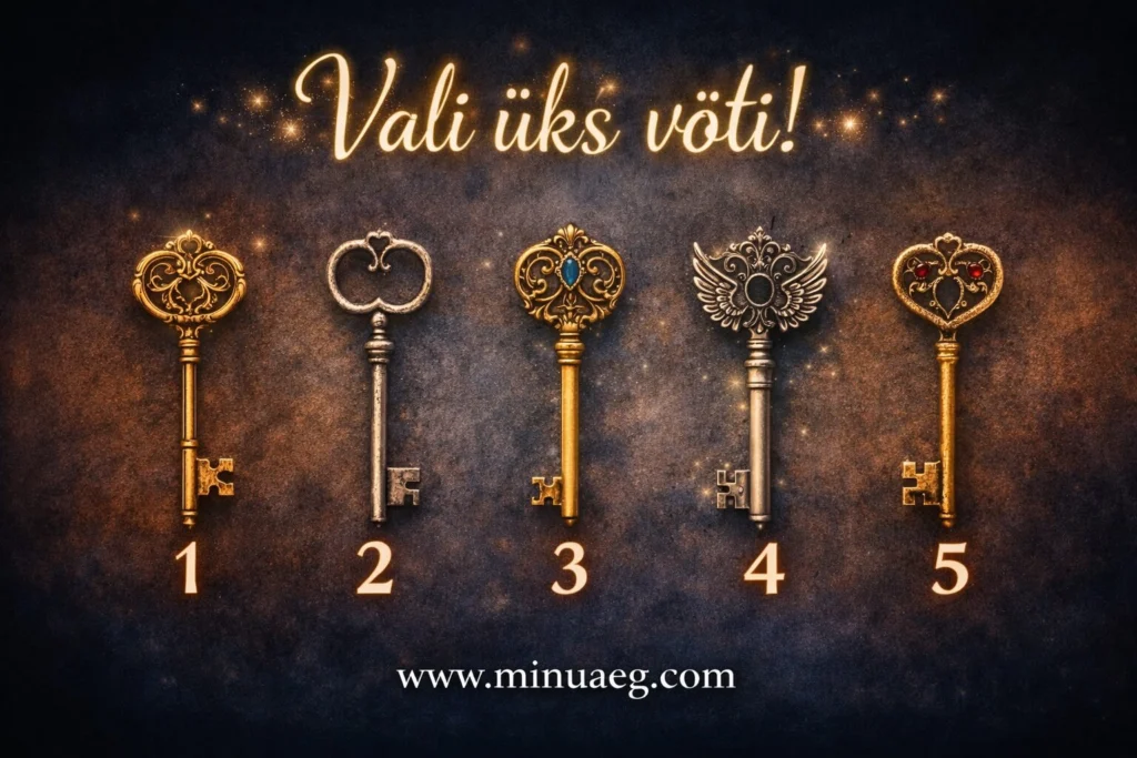 Vali üks võti – milline uks sinu elus avaneb. 2 test voti